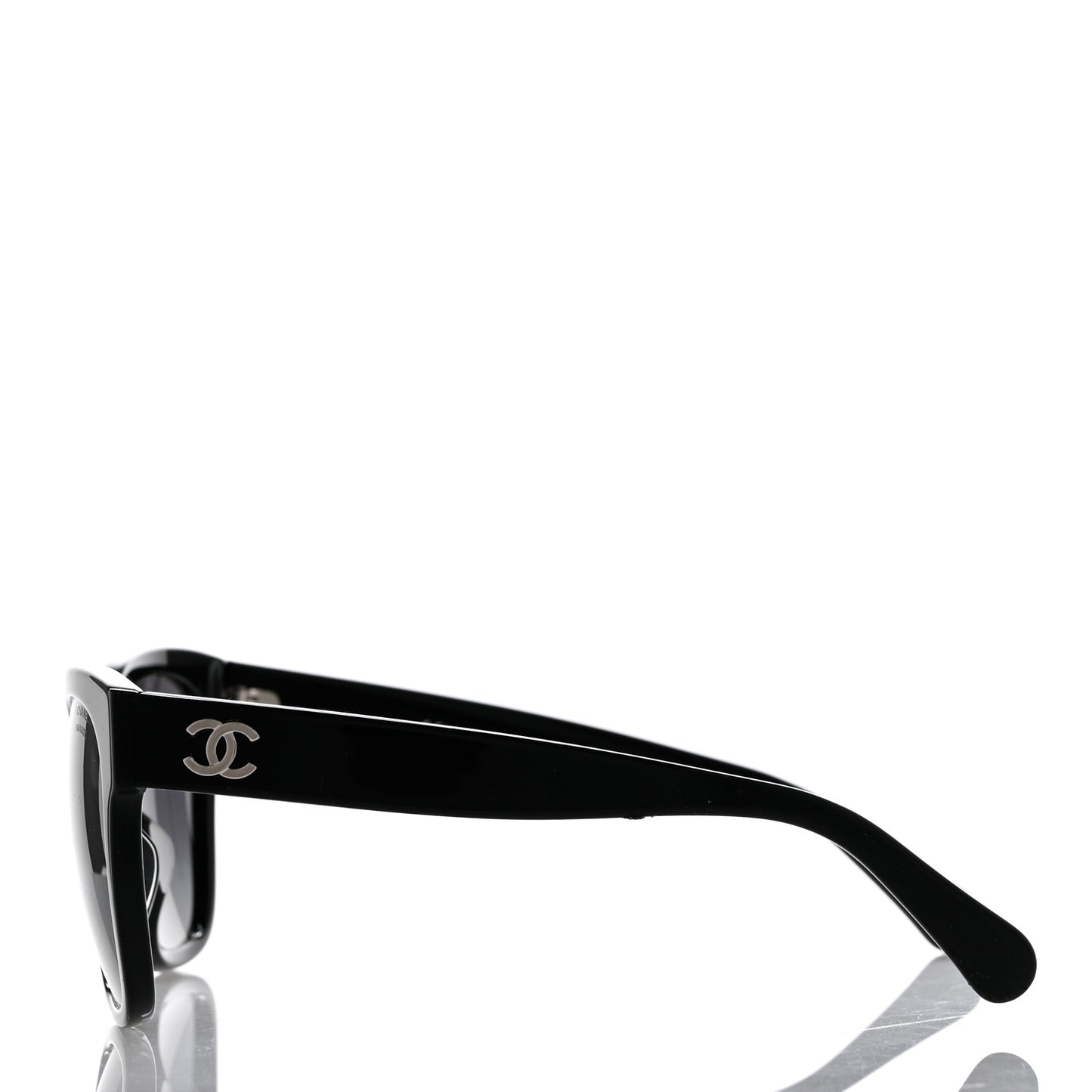 Acetate Polarized Square CC Sunglasses 5380 Black