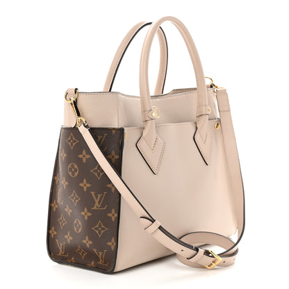Louis Vuitton Calfskin Monogram On My Side Greige 3 of 12