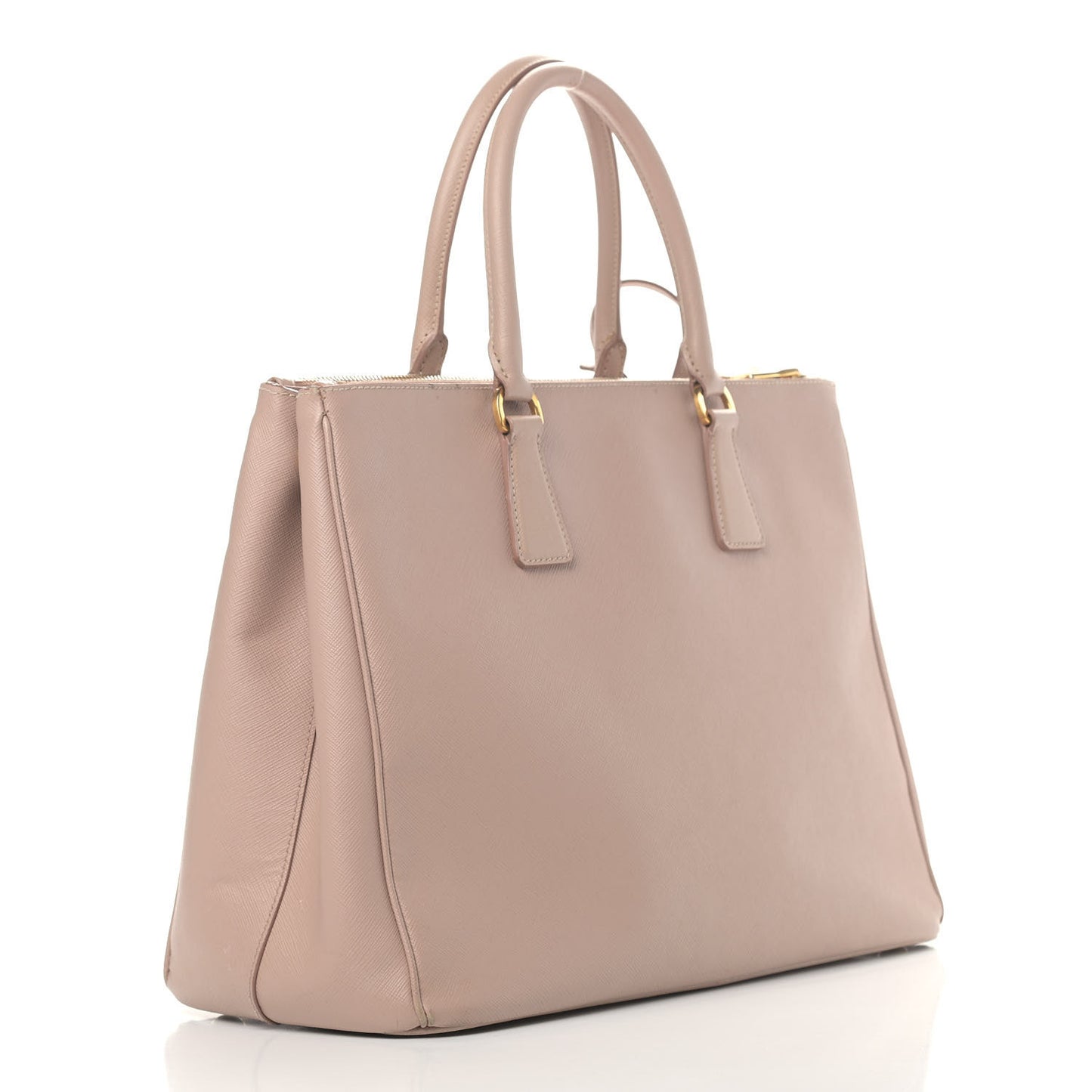 Saffiano Large Galleria Double Zip Tote Cammeo