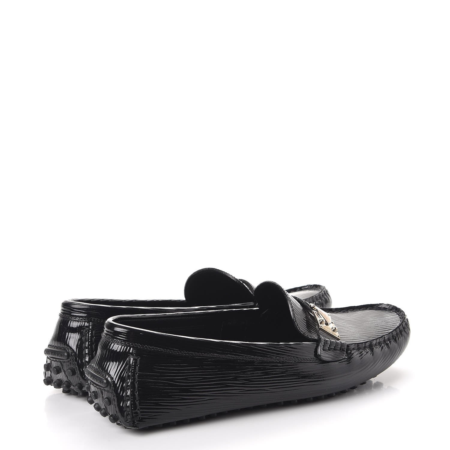 Louis Vuitton Electric Epi Driving Loafers 37 Black 4 of 12