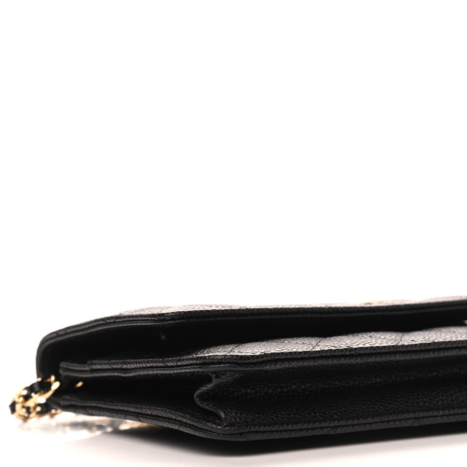 Chanel Caviar Quilted Wallet On Chain WOC Black 9 of 10