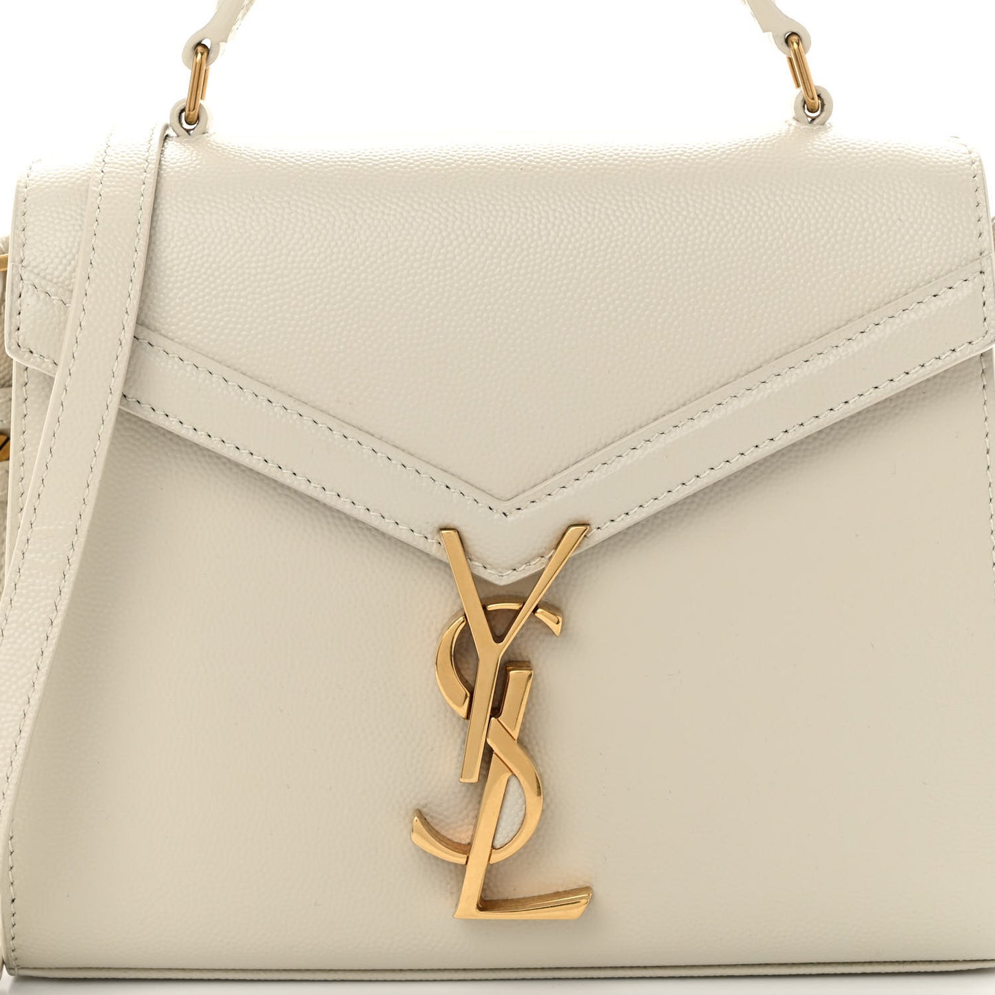 Grain de Poudre Mini Classic Monogram Cassandra Top Handle Vintage White