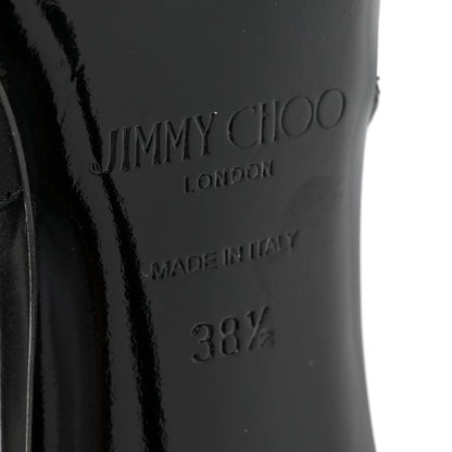 Jimmy Choo Calfskin Isa 95 Slingback Pumps 38.5 Black 7 of 9