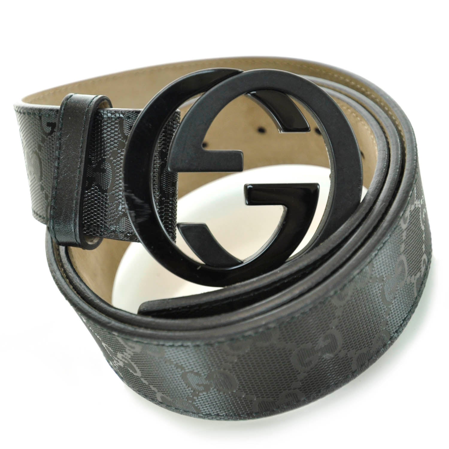 Gucci Imprime Monogram GG Belt 100 40 Black 4 of 5