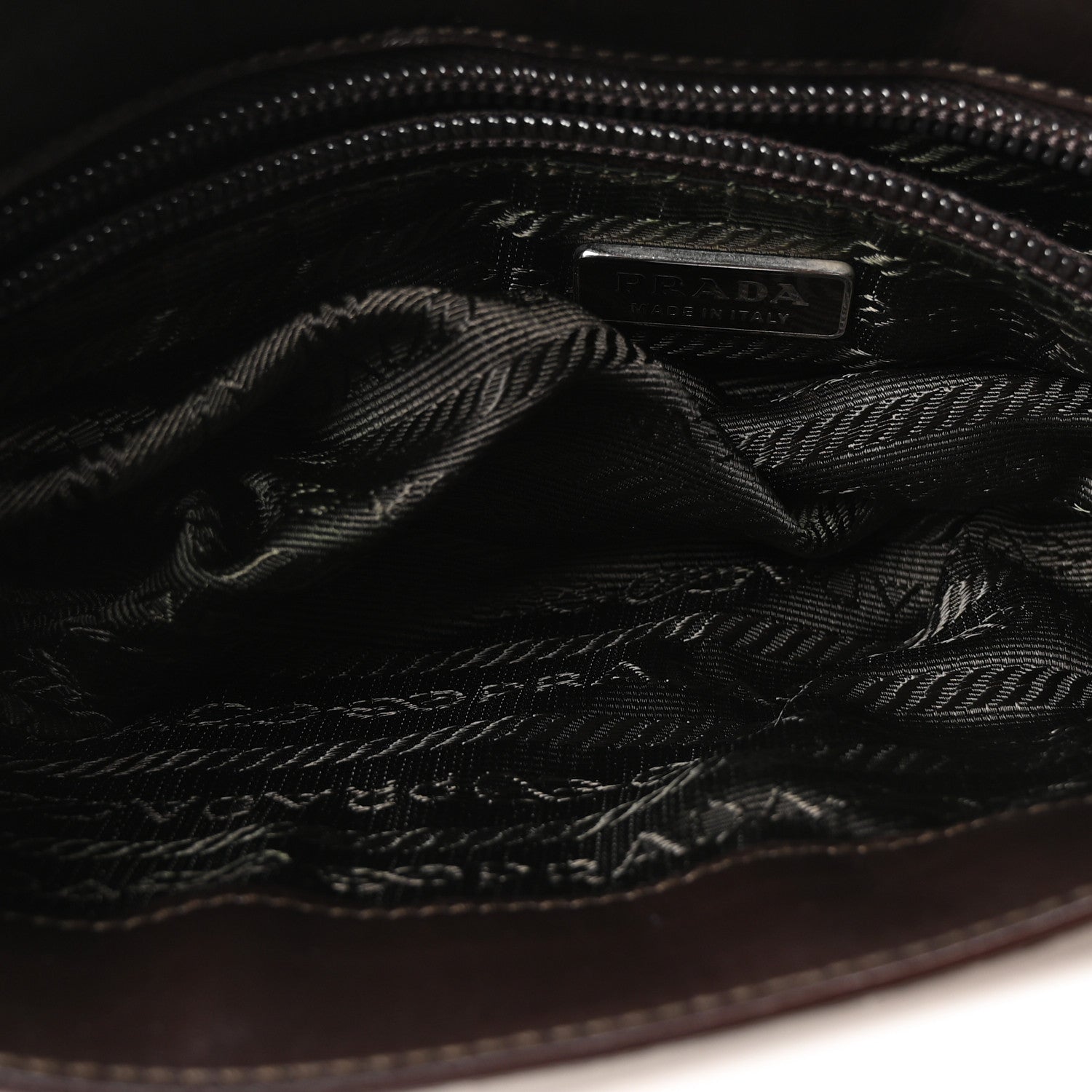 Prada Snakeskin Pochette Shoulder Bag Beige 4 of 9