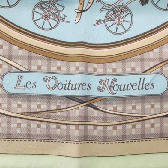 Hermes Silk Scarf Nouvelle Voitures Vintage Cars 3 of 9