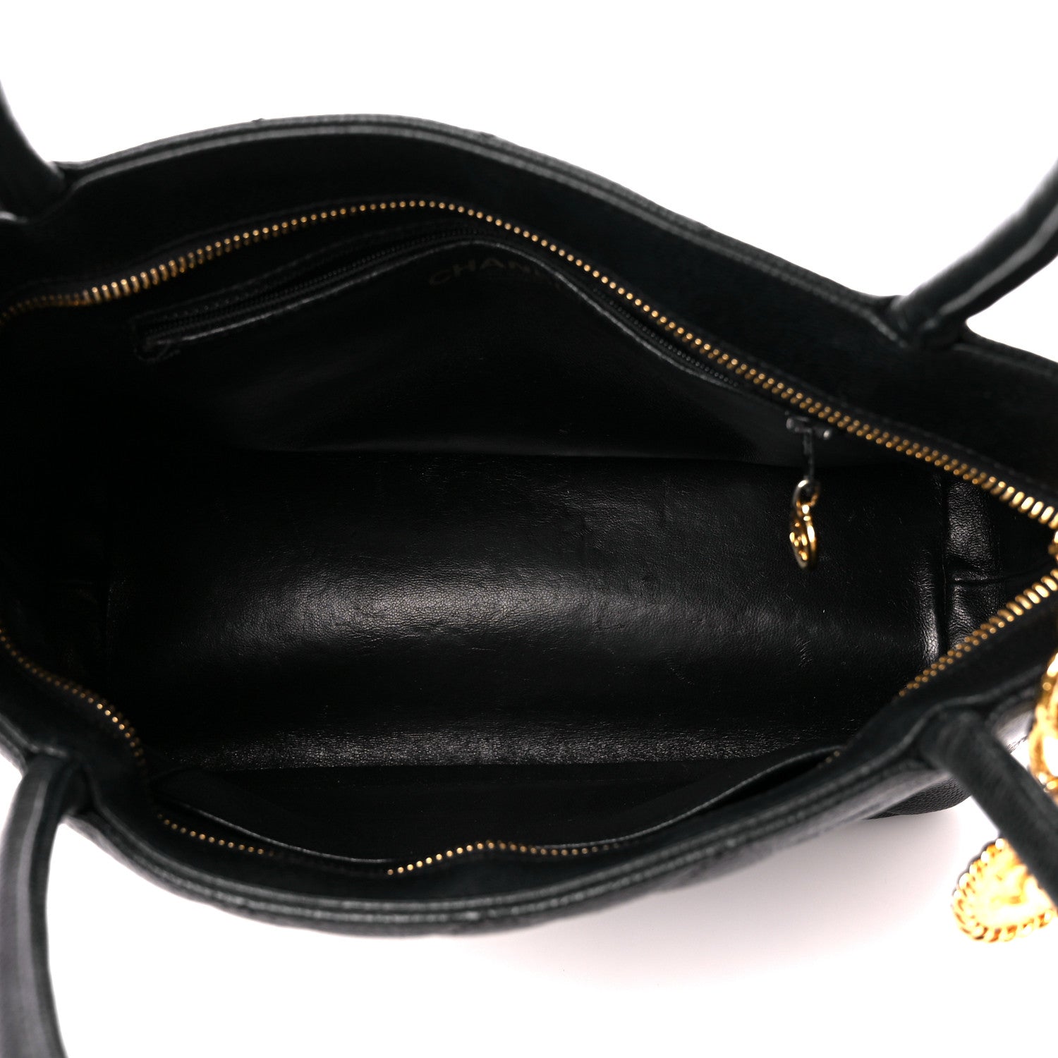 Chanel Caviar Quilted Medallion Tote Black 5 of 12