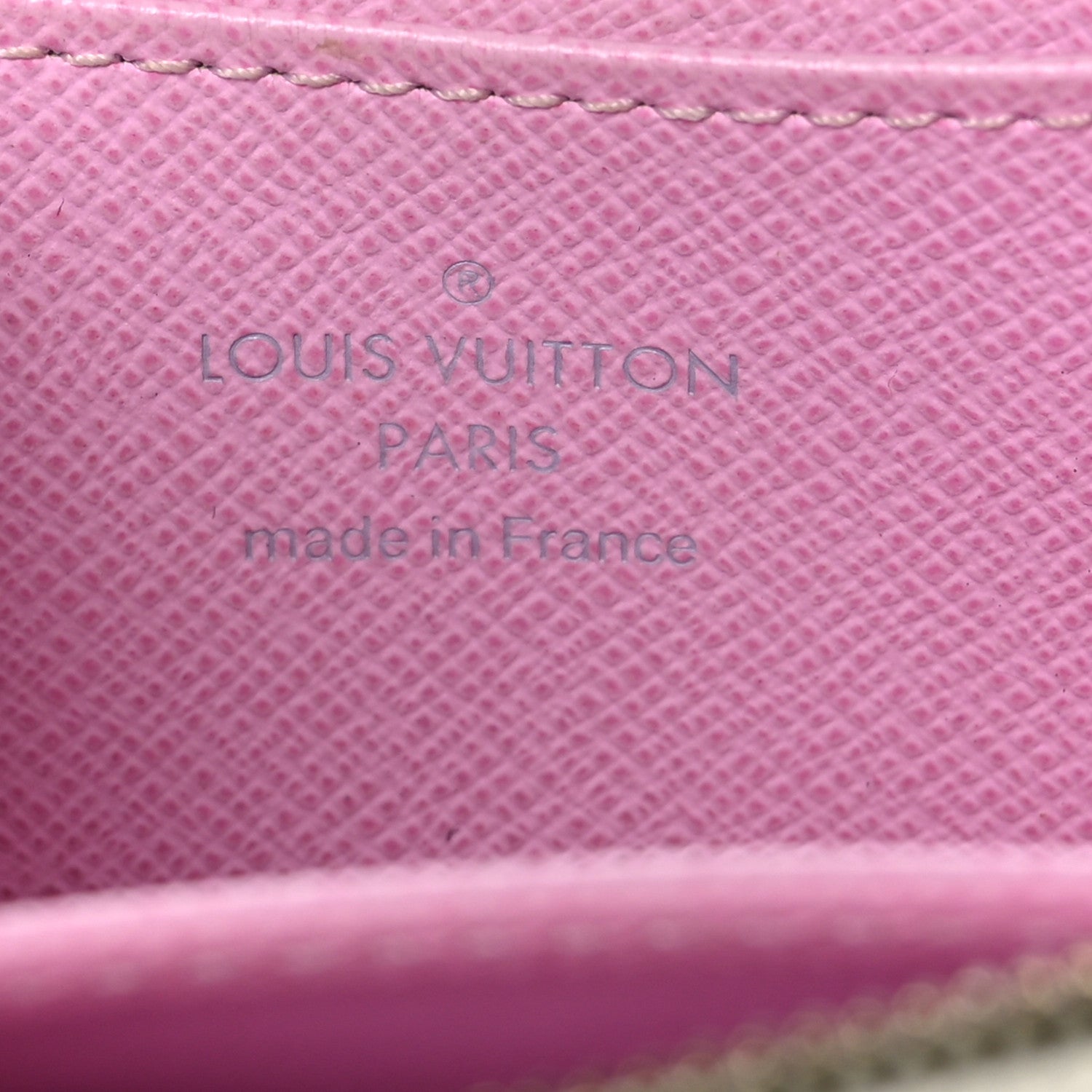 Louis Vuitton Monogram Multicolor Zippy Coin Purse Wallet White Litchi 6 of 7