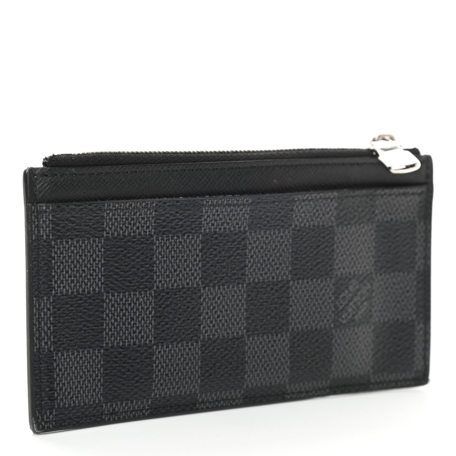Louis Vuitton Damier Graphite Taiga Coin Card Holder 3 of 8