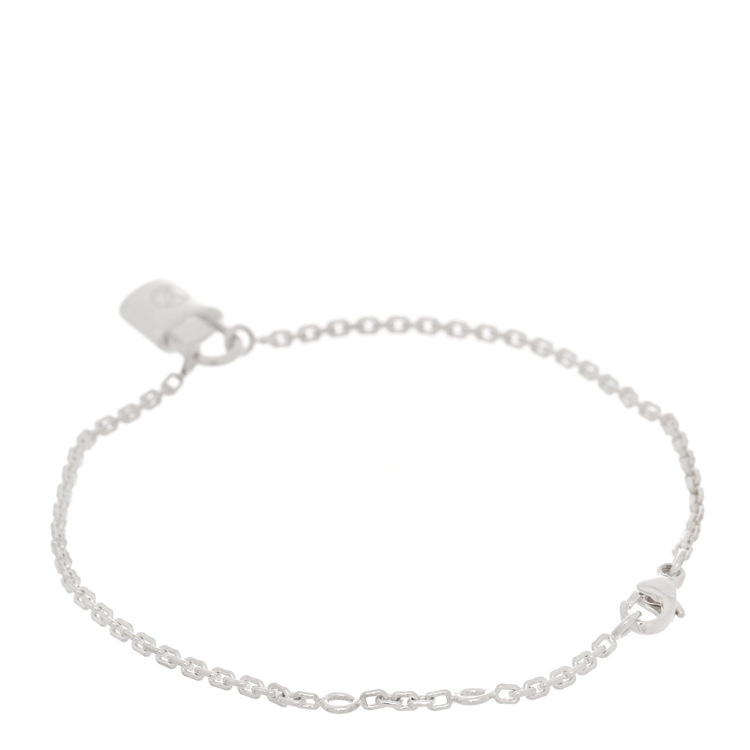 Louis Vuitton Sterling Silver Lockit Bracelet 2 of 4