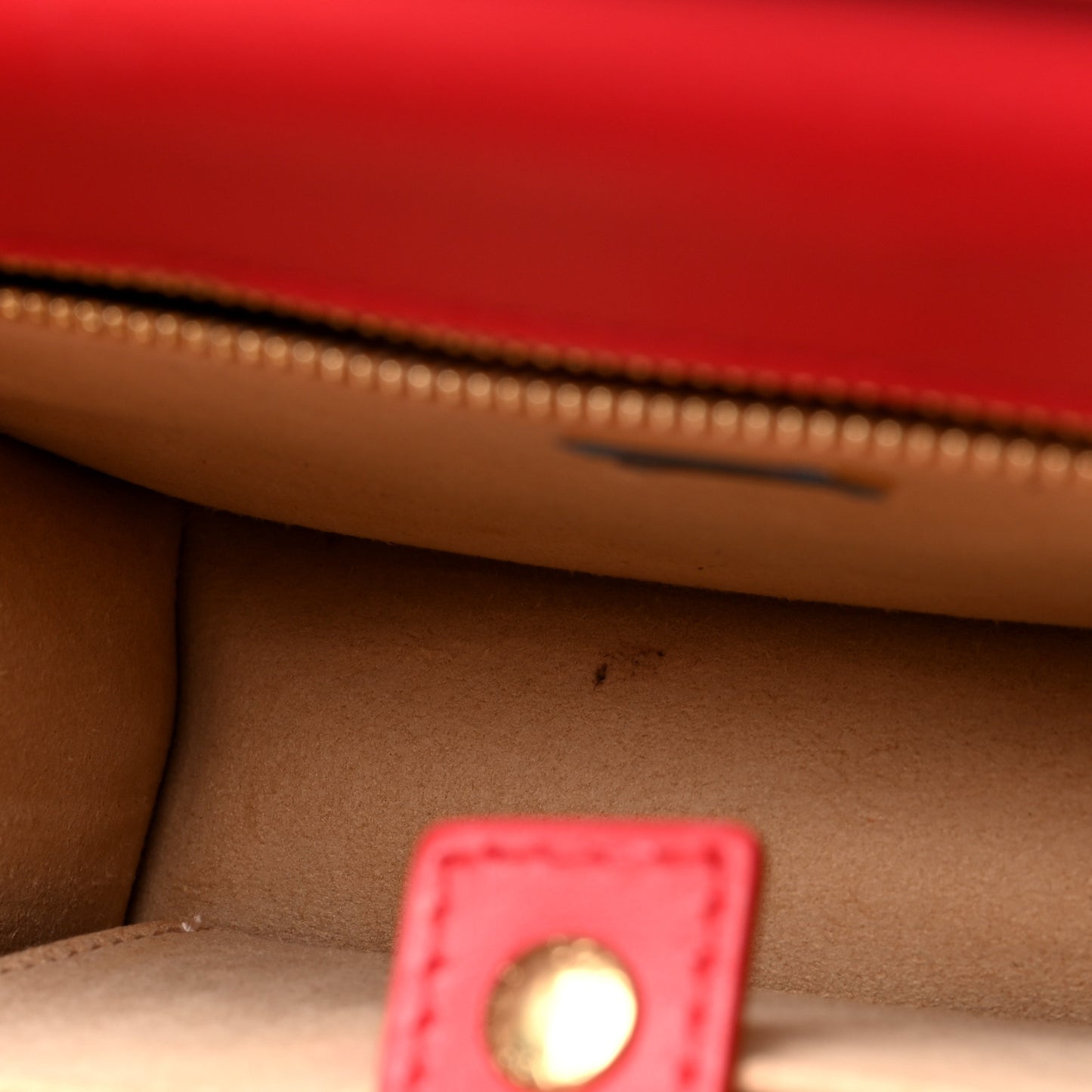 Calfskin DG Logo Flap Crossbody Bag Red