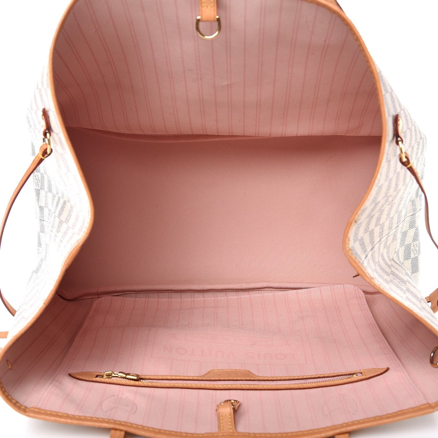 Damier Azur Neo Neverfull GM Rose Ballerine
