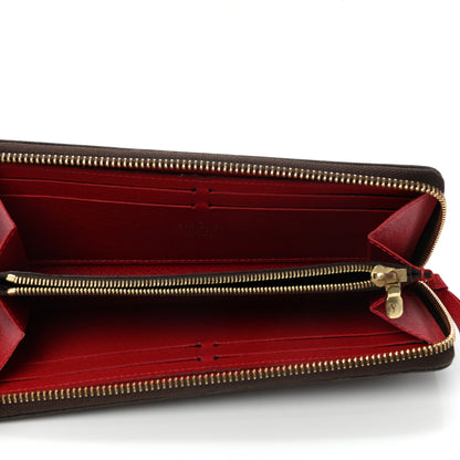 Louis Vuitton Damier Ebene Clemence Wallet Cherry 4 of 6
