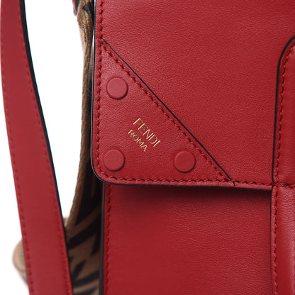 Fendi Vitello Grace Matte Large Flip Tote Fragola 10 of 13