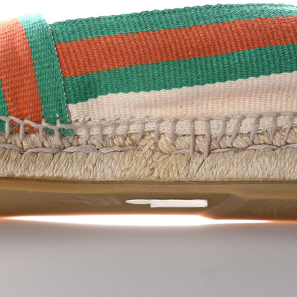 Gucci Sierra Fabric Web Mens Espadrilles 6.5 Beige 9 of 11