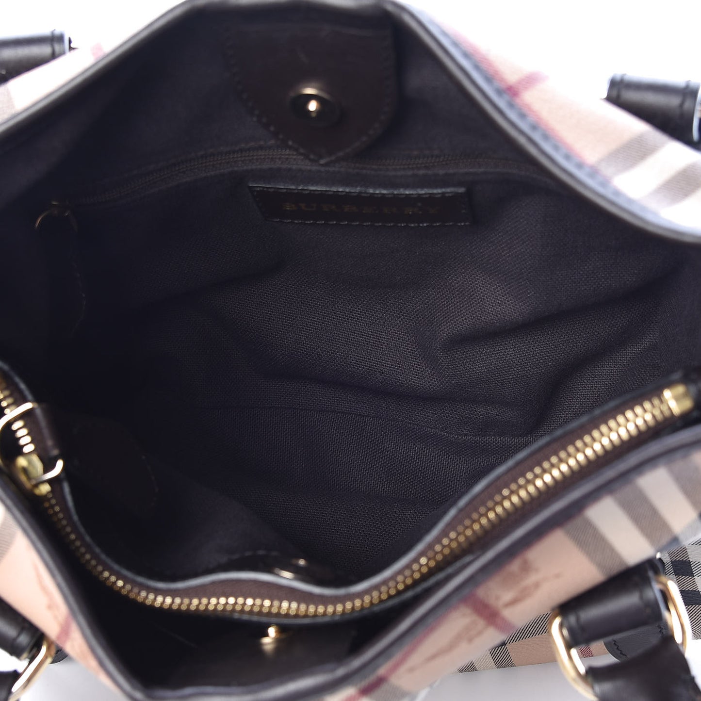 Haymarket Check Small Northfield Tote Chocolate