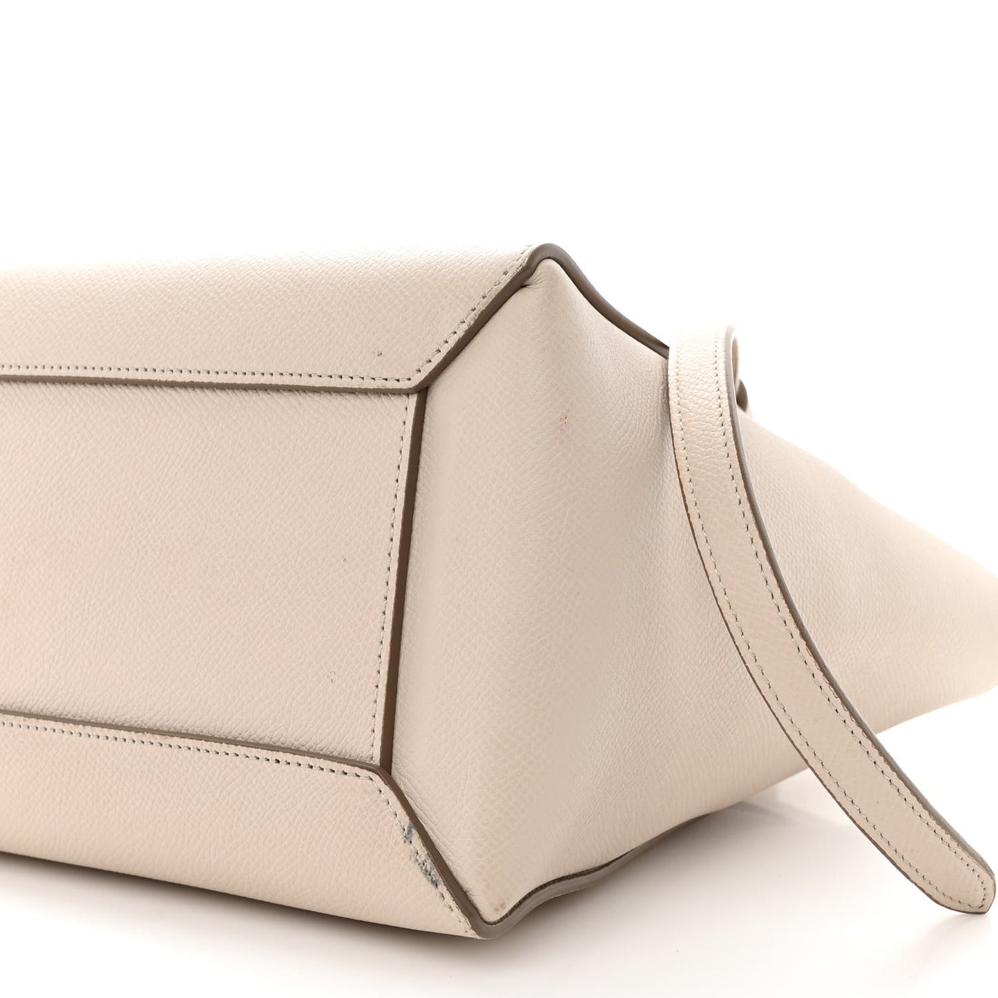 Grained Calfskin Micro Belt Bag Linen