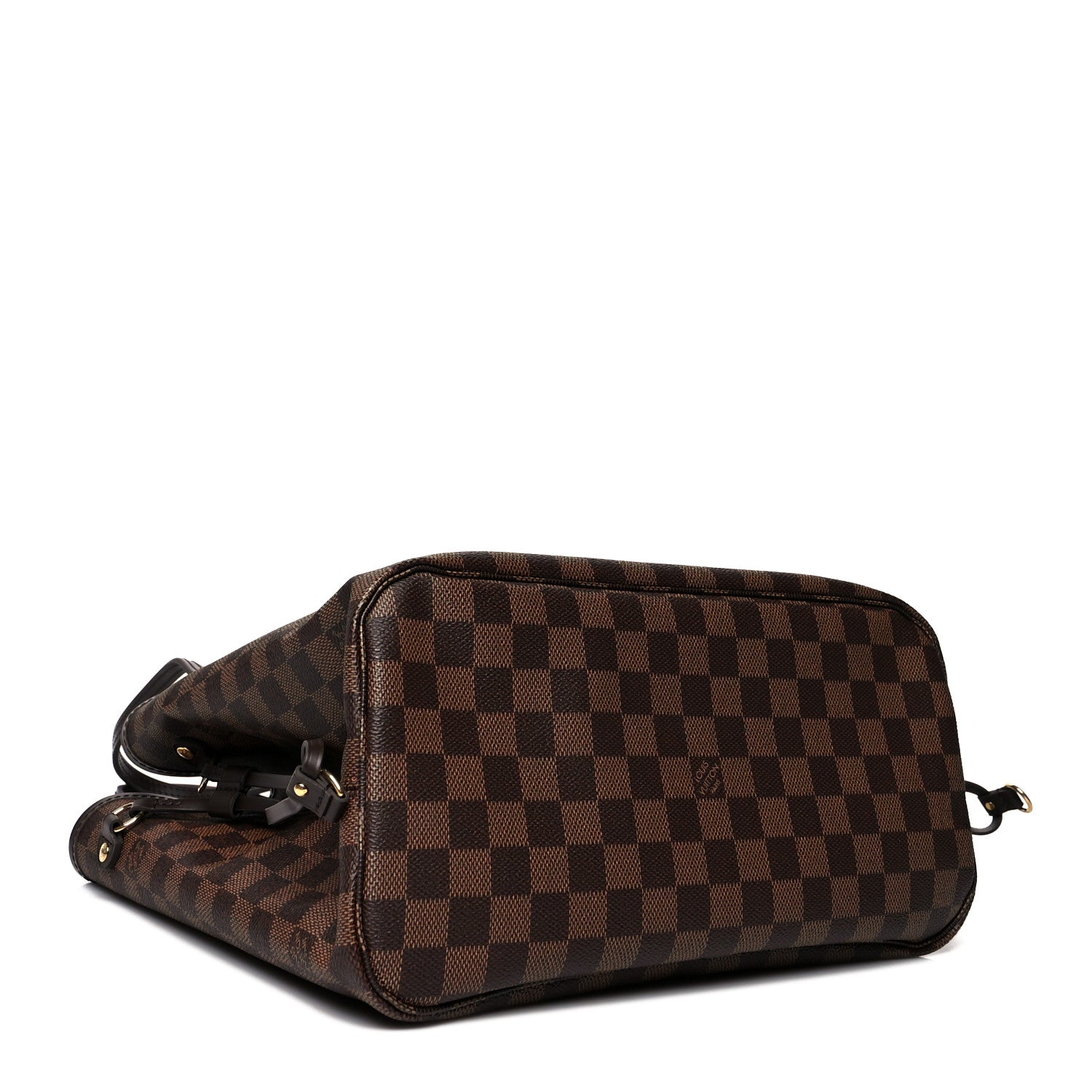 Louis Vuitton Damier Ebene Neo Neverfull MM Rose Ballerine 4 of 9