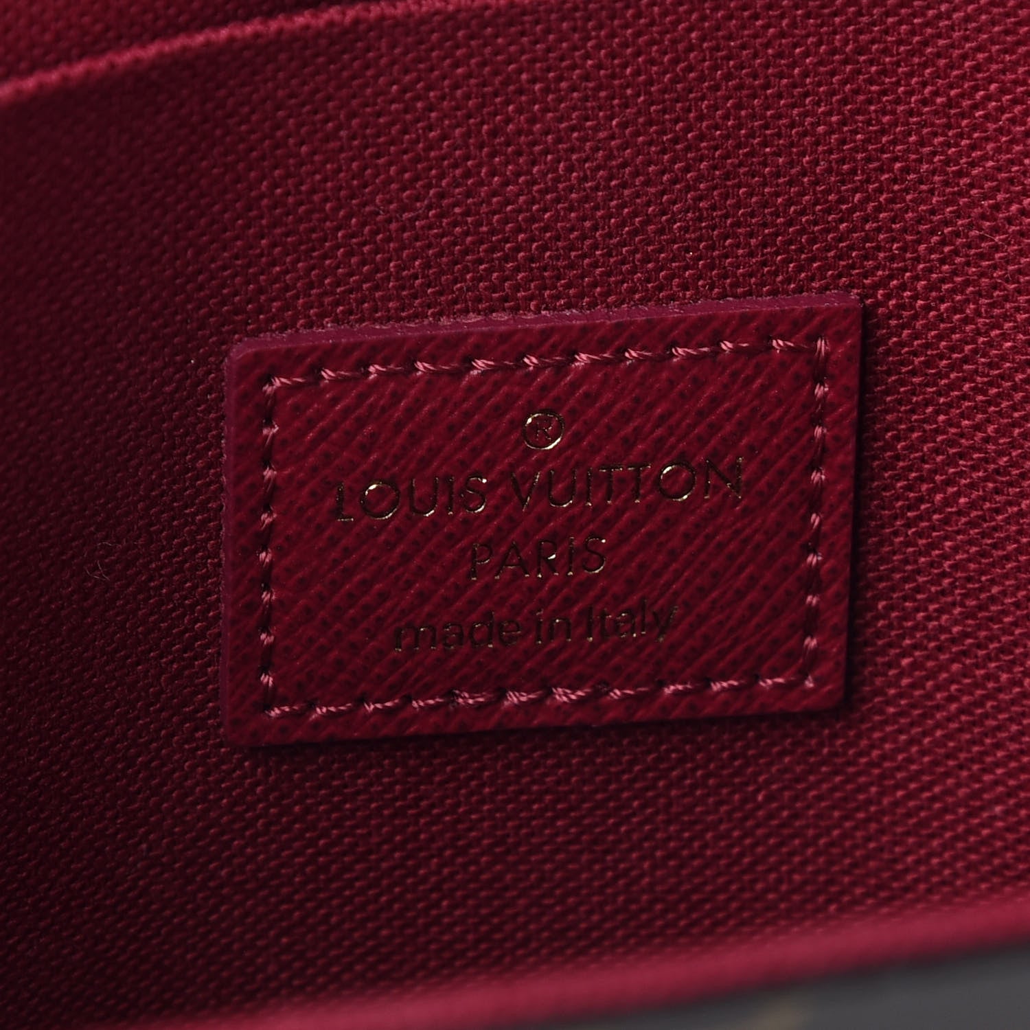 Louis Vuitton Monogram Pochette Felicie Chain Wallet Fuchsia 7 of 7