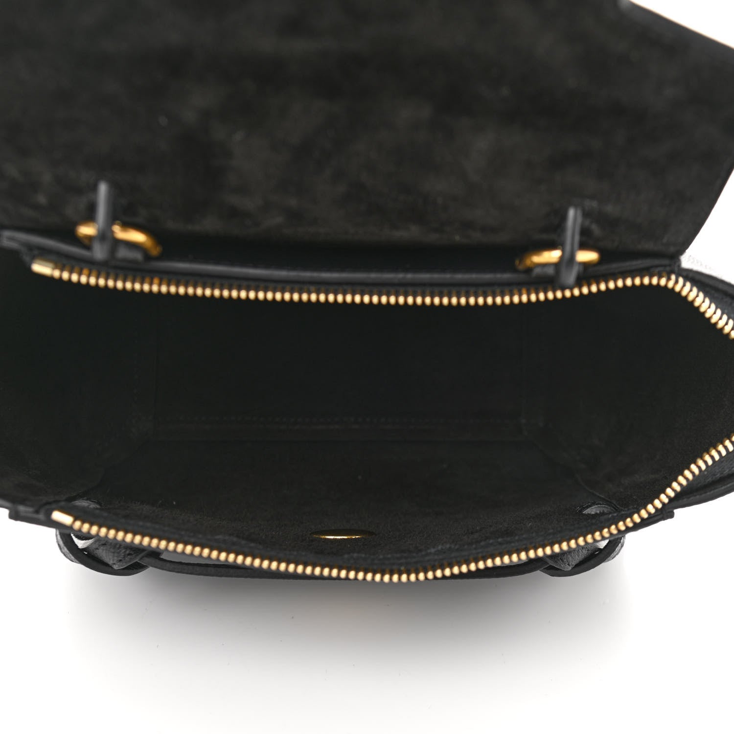 Celine Grained Calfskin Nano Belt Bag Black 5 of 9