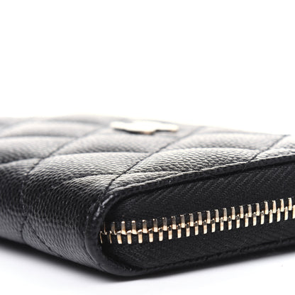 Chanel Caviar Quilted Key Holder Case Black 10 of 12