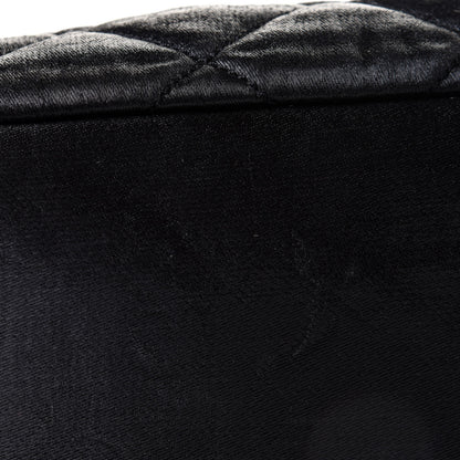 Chanel Coated Canvas Quilted Large Paris Biarritz Tote Black 15 of 16