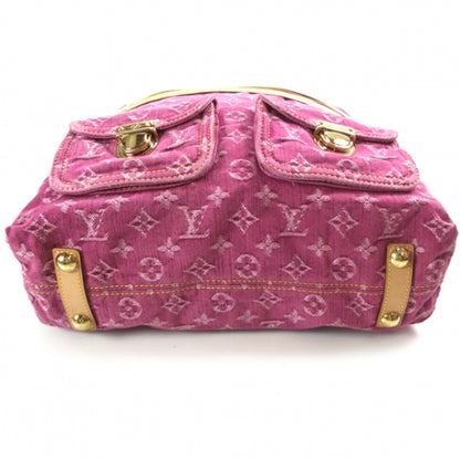 Louis Vuitton Denim Baggy GM Fuchsia 6 of 14