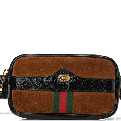 Gucci Suede Patent Ophidia Belted iPhone Case 105 42 Nocciola Black 8 of 10