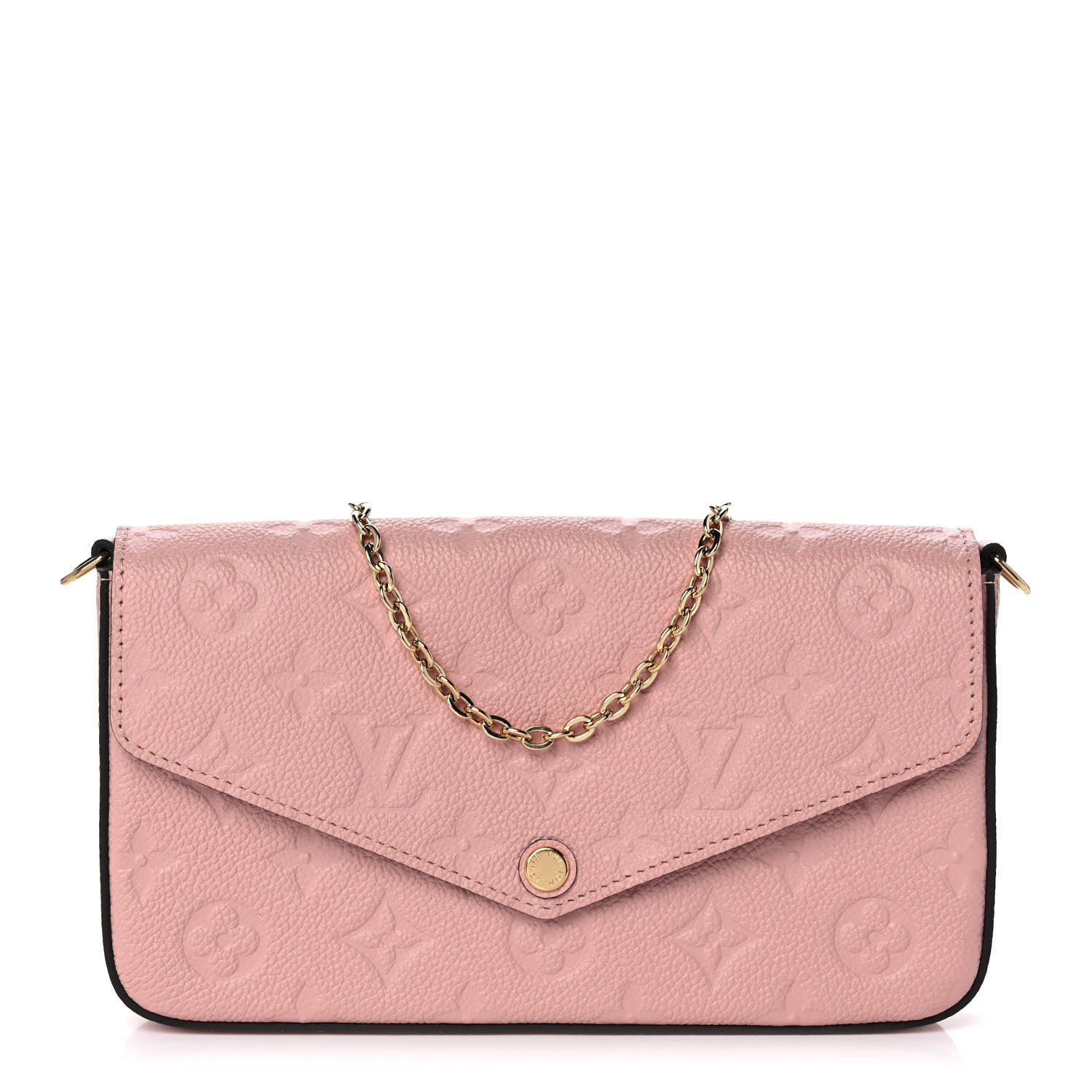 Louis Vuitton Empreinte Pochette Felicie Chain Wallet Rose Poudre 3 of 13