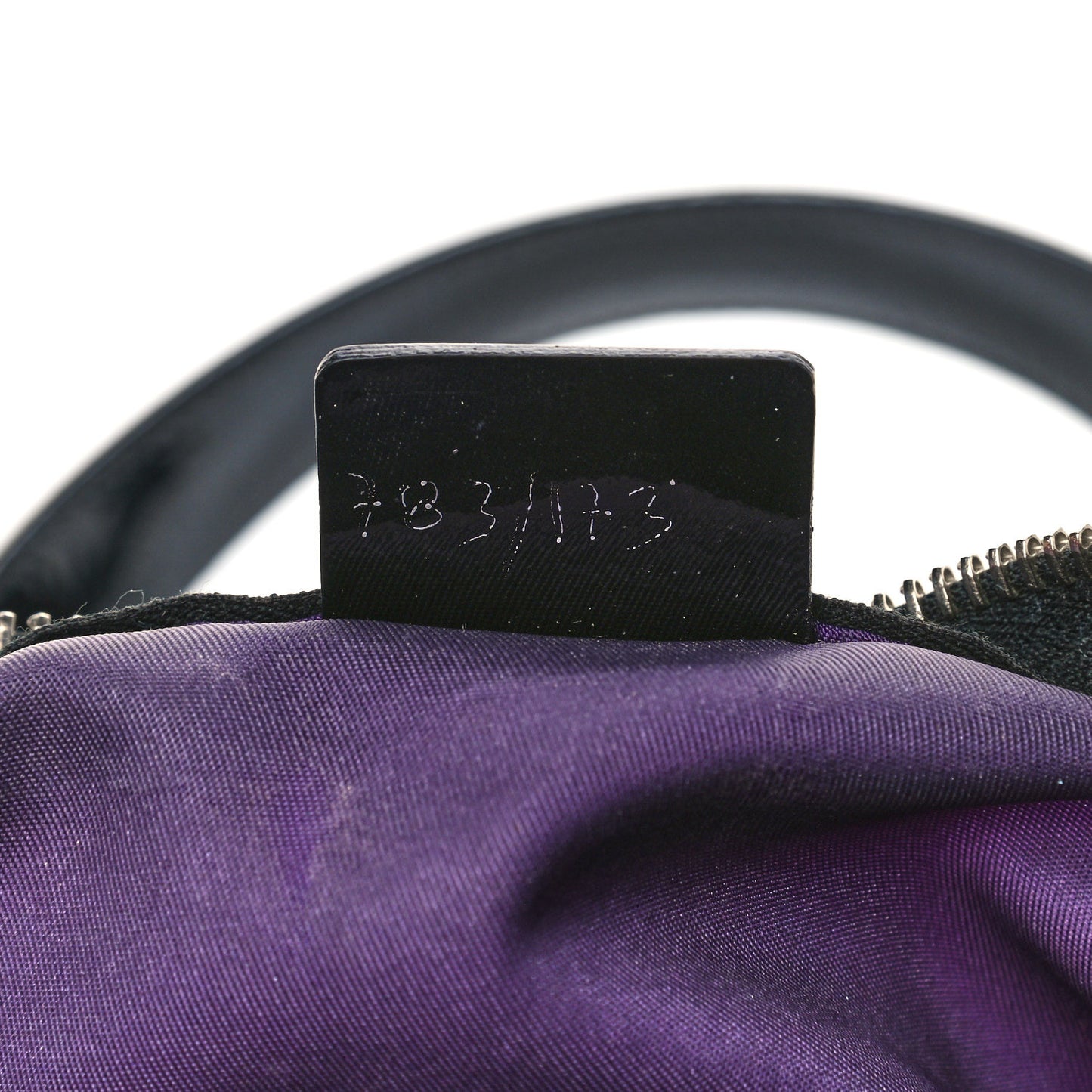 Tessuto Nylon Vernice Bauletto Ciclamino Black