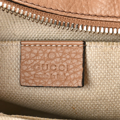 Gucci Pebbled Calfskin Small Soho Disco Bag Camelia 6 of 14