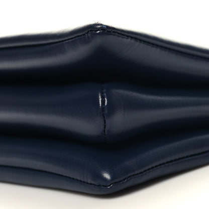 Louis Vuitton Lambskin Embossed Monogram Coussin PM Navy 11 of 14