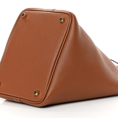 Hermes Taurillon Clemence Picotin Lock 18 PM Gold 10 of 12