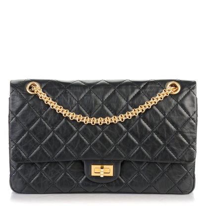 Chanel Aged Calfskin Quilted 2.55 Reissue 226 Flap Black 1 of 7