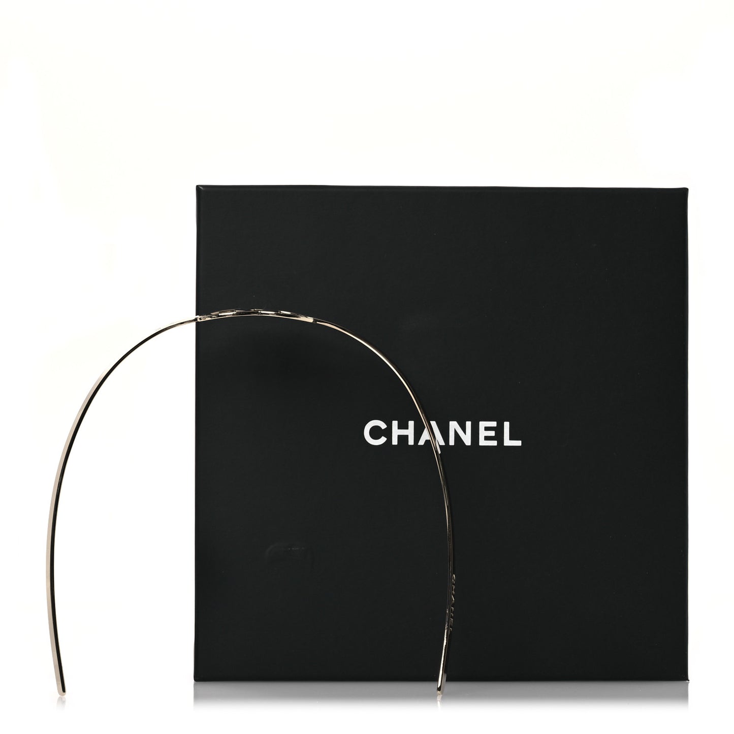Metal CC Headband Light Gold