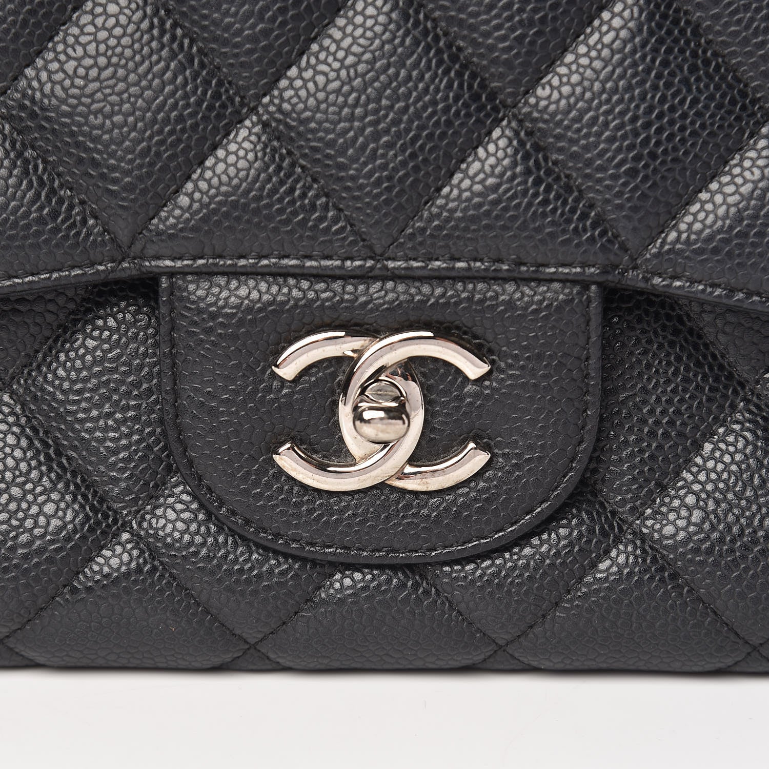 Chanel Caviar Quilted Jumbo Single Flap Black 10 of 10