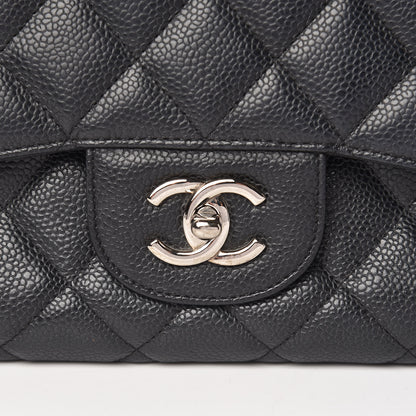 Chanel Caviar Quilted Jumbo Single Flap Black 10 of 10