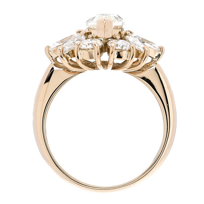 Parker & West by FASHIONPHILE 18K Yellow Gold Yellow Diamond 2.98ctw Flower Ring 53 6.25 5 of 10