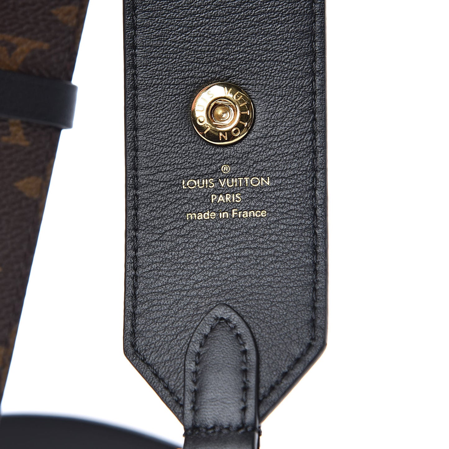 Monogram Adjustable Bandouliere Shoulder Strap Black
