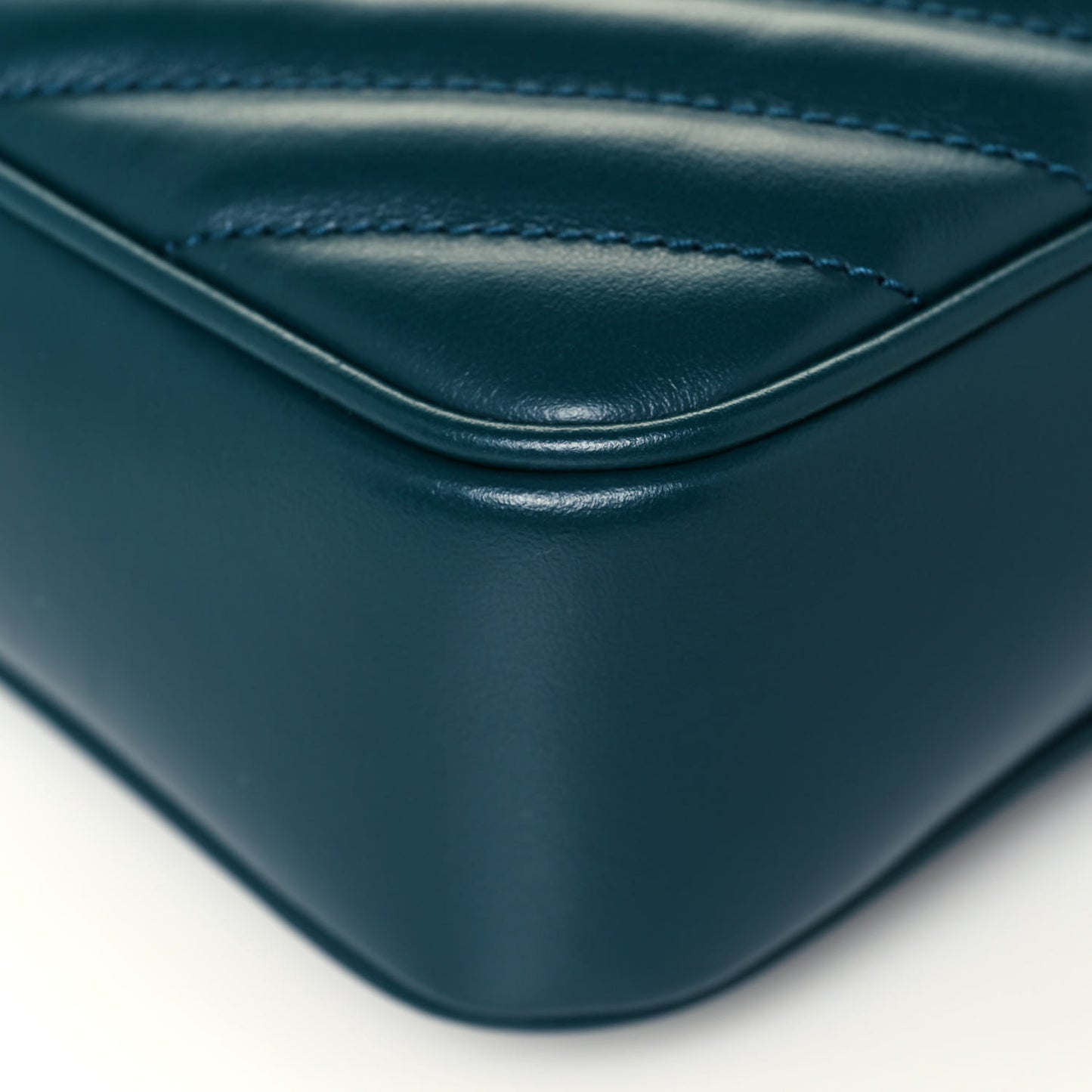 Calfskin Matelasse Monogram Lou Camera Bag Sea Turquoise