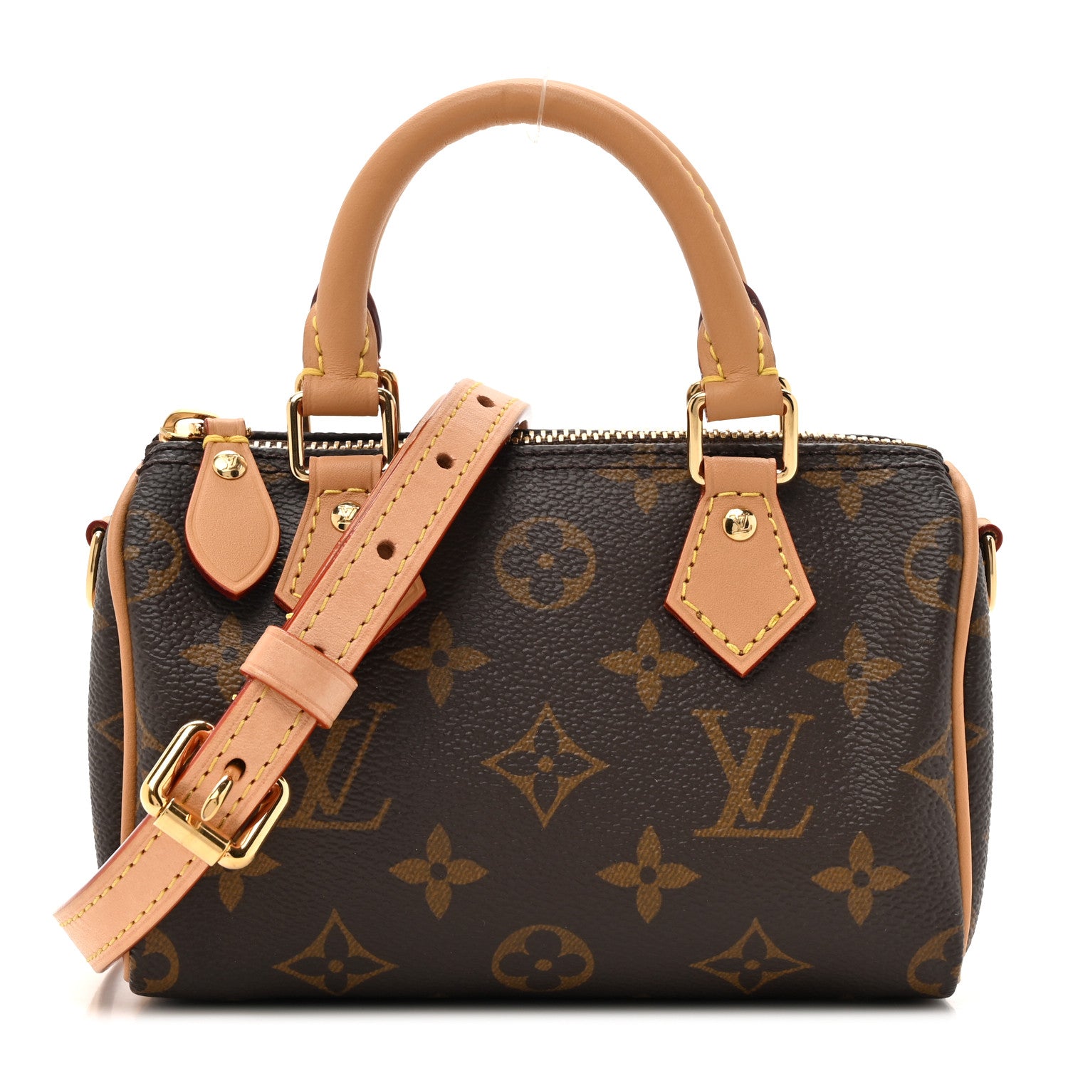 Louis Vuitton Monogram Nano Speedy Bandouliere 1 of 10
