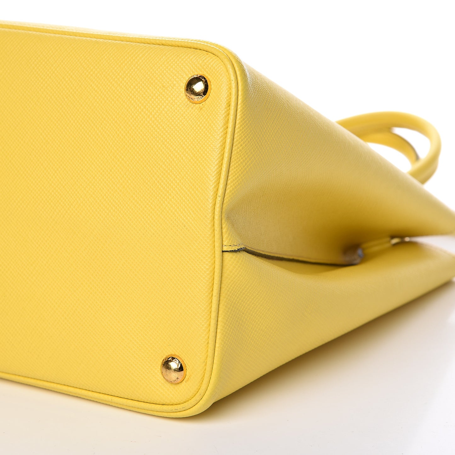 Saffiano Cuir Large Double Bag Soleil