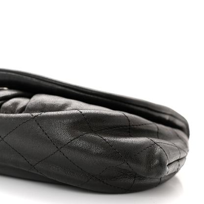 Chanel Lambskin Half Moon Wallet On Chain WOC Black 11 of 11