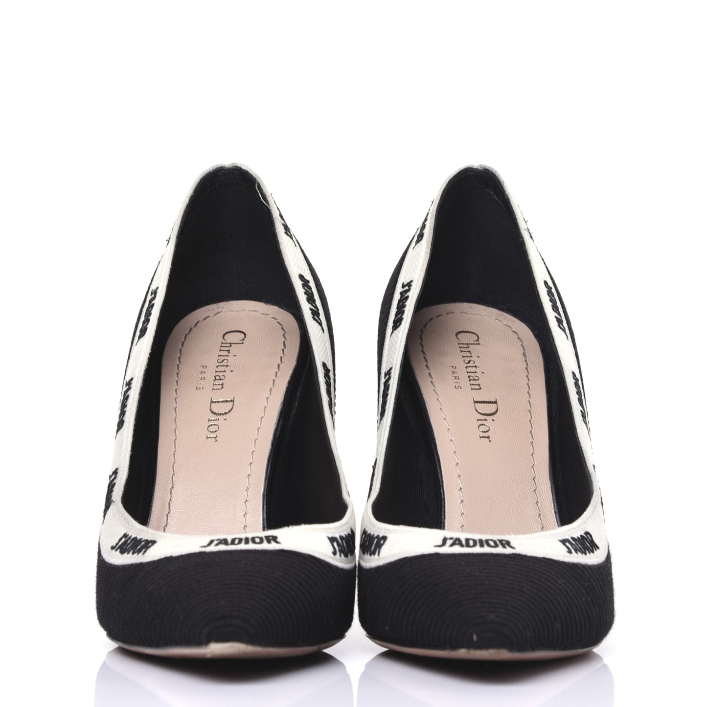Fabric J'Adior Ribbon Pumps 37 Black