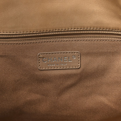 Chanel Calfskin Quilted VIP Flap Beige Black 6 of 11