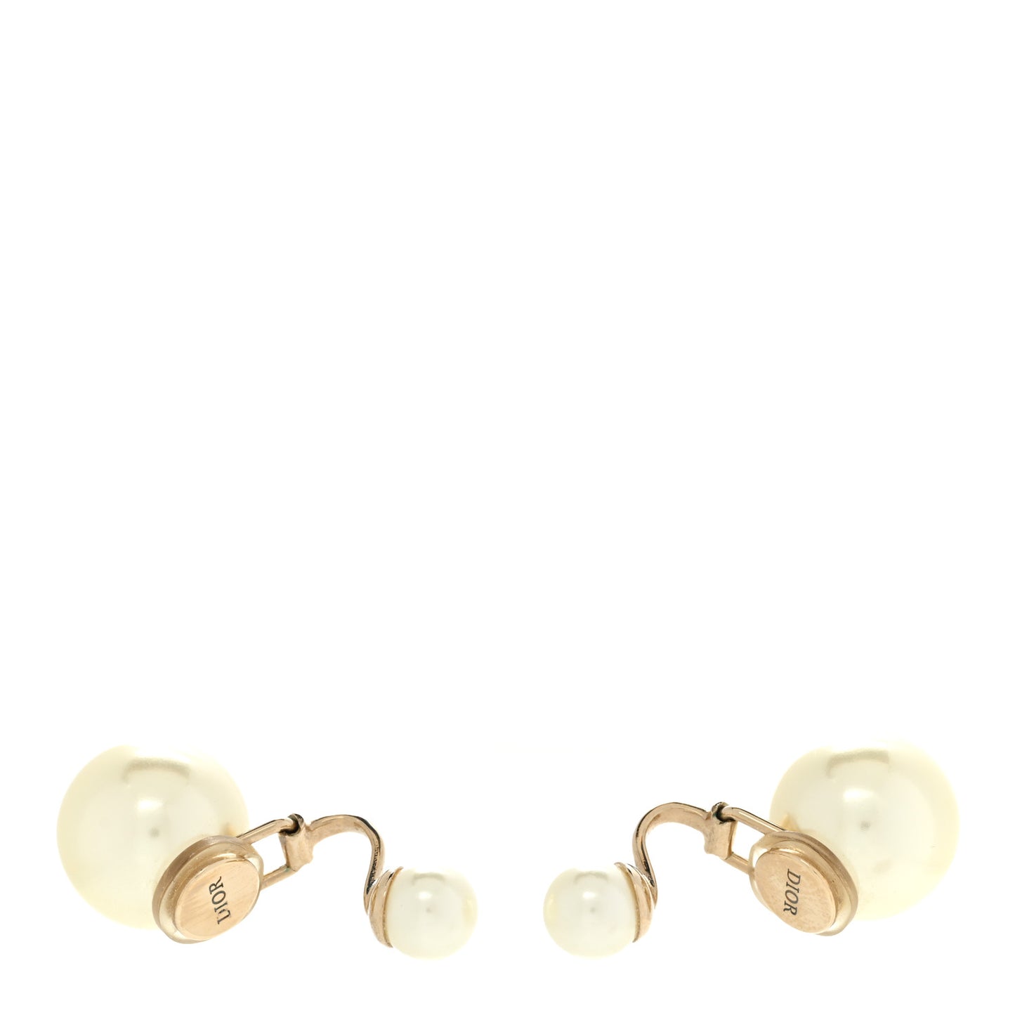 Pearl Clip On Earrings Gold