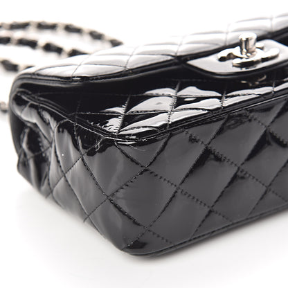 Chanel Patent Calfskin Quilted Mini Rectangular Flap Black 8 of 10