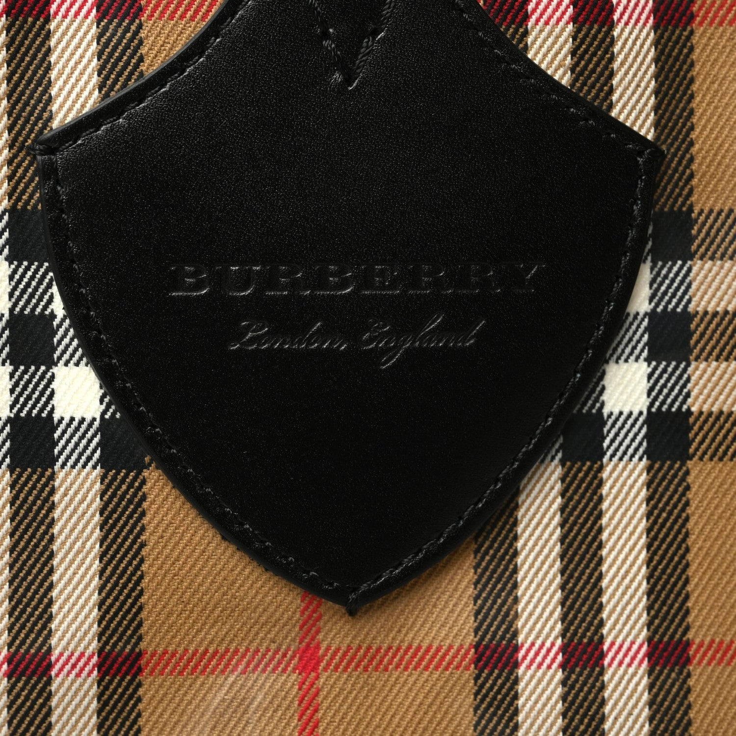 Burberry Vintage Check Transparent Large The Giant Reversible Tote Black 8 of 17