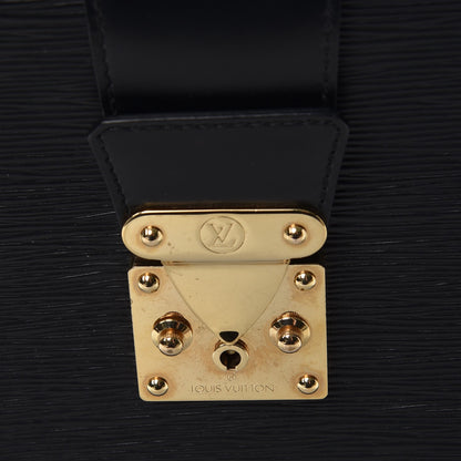 Louis Vuitton Epi Serviette Fermoir Briefcase Black 10 of 12