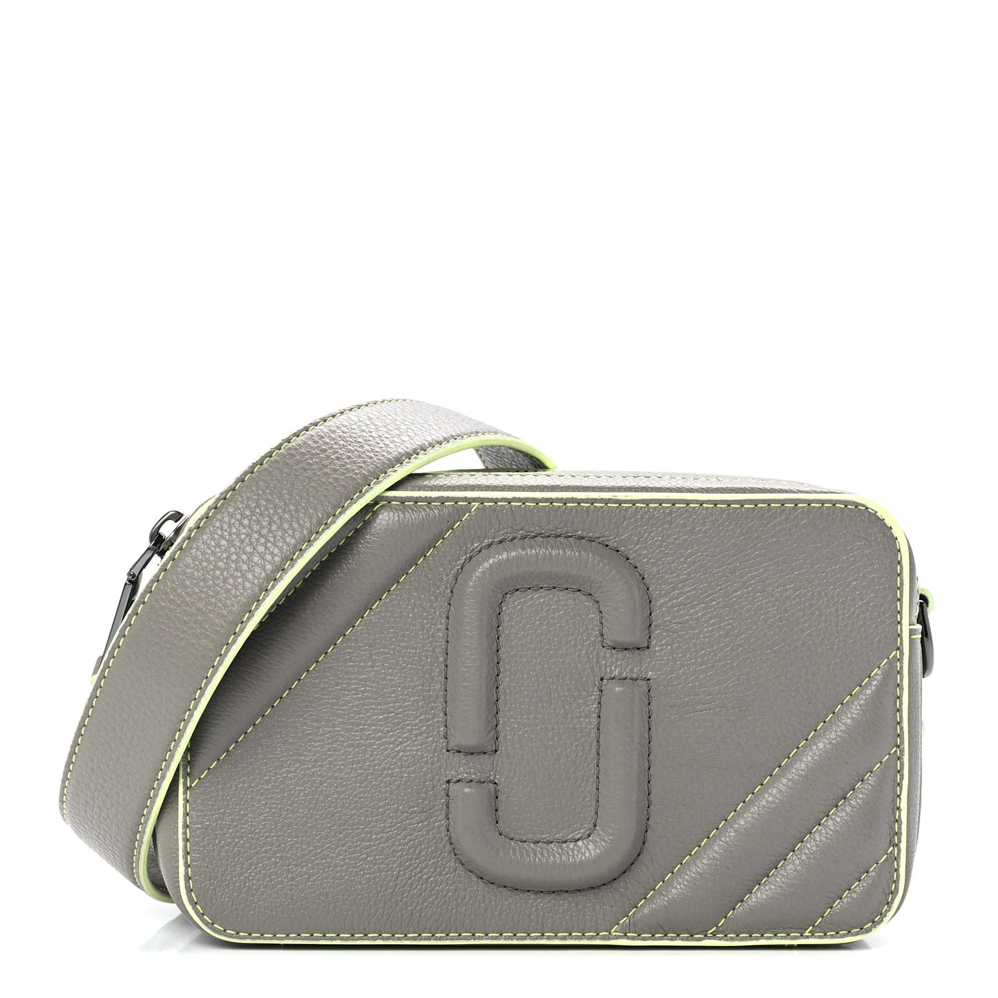 Calfskin Quilted The Moto Shot 21 Bag Moon Rock